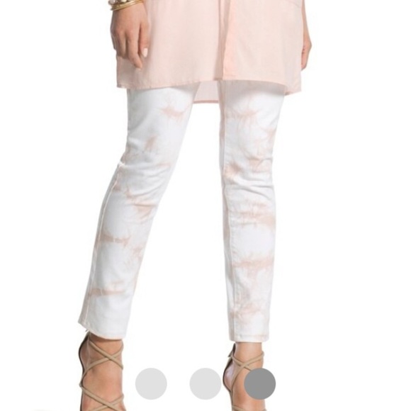 Chico’s So Slimming Tie-Dye Ankle Crop Jeans 0/4 - Picture 4 of 9